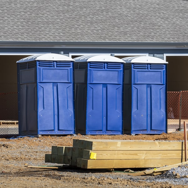 how often are the porta potties cleaned and serviced during a rental period in Uwchlan Pennsylvania